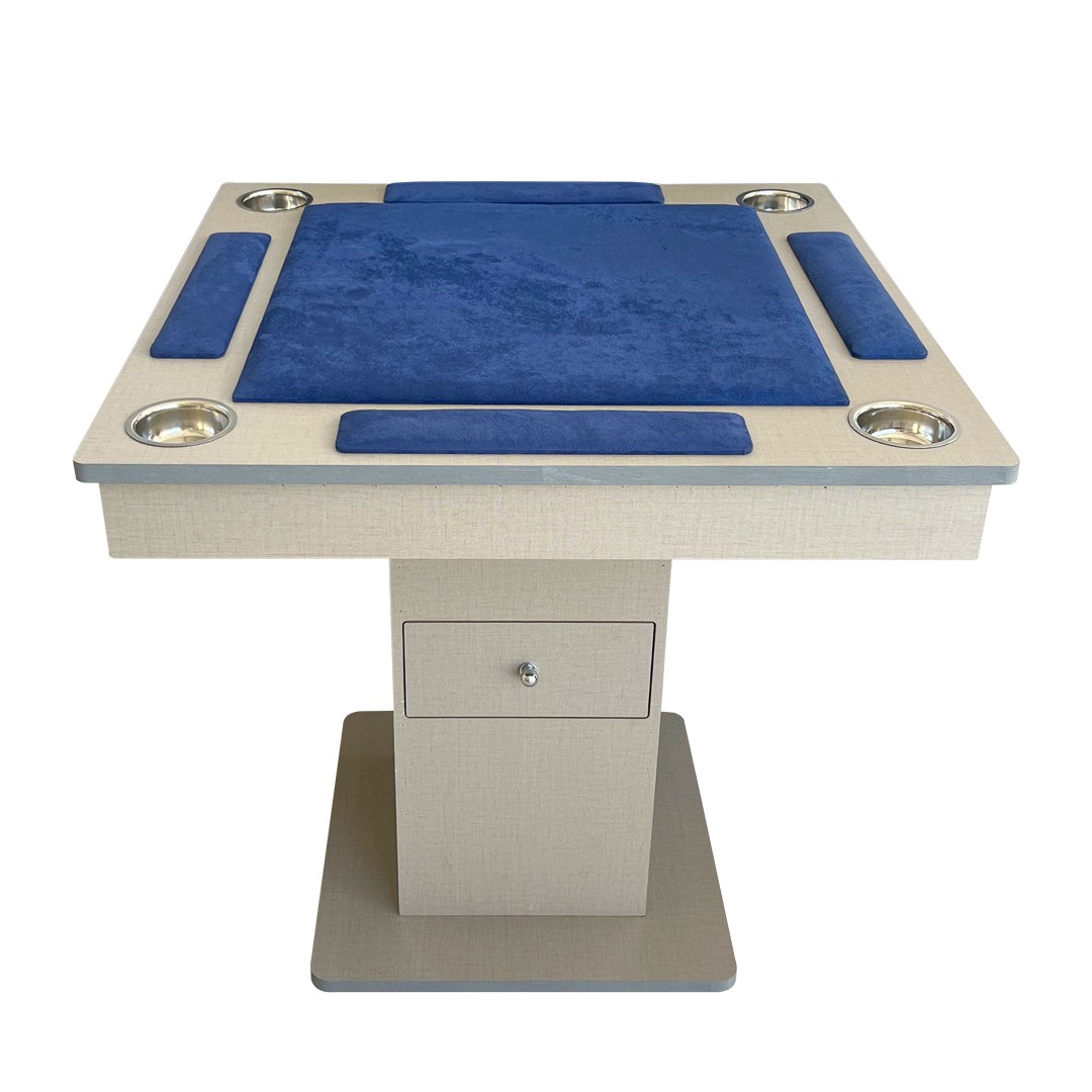 Blott card table for 4 players with hand rest and cups