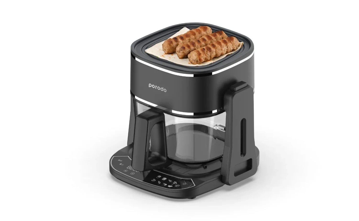 Porodo Lifestyle Dual Design Air Fryer & Grill