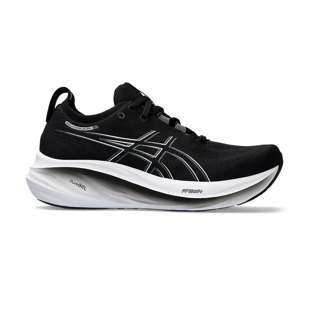 asics GEL-NIMBUS 26 for Women's color Black/Graphite Grey