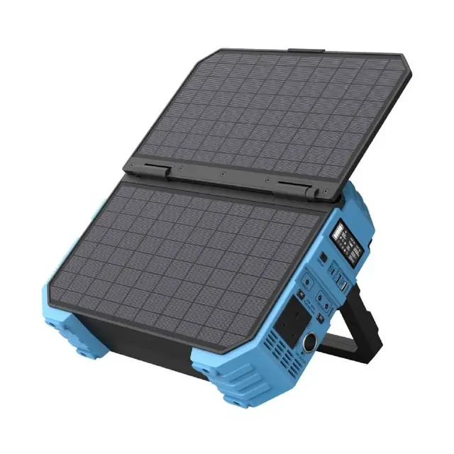 Powerology 600W 192000mAh Portable Generator Integrated Solar Panel