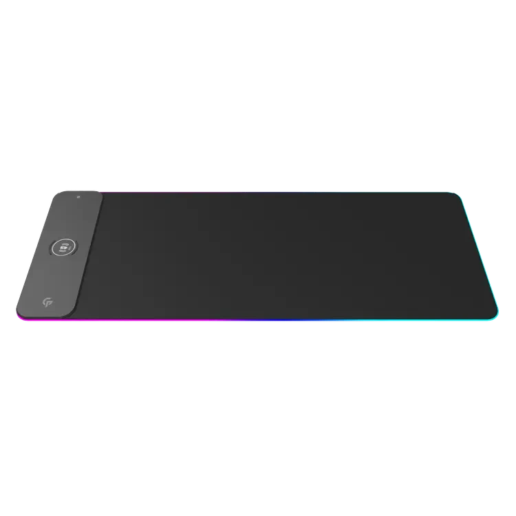 Porodo Gaming RGB Gaming Mouse Pad With 15W Fast Wireless Charger