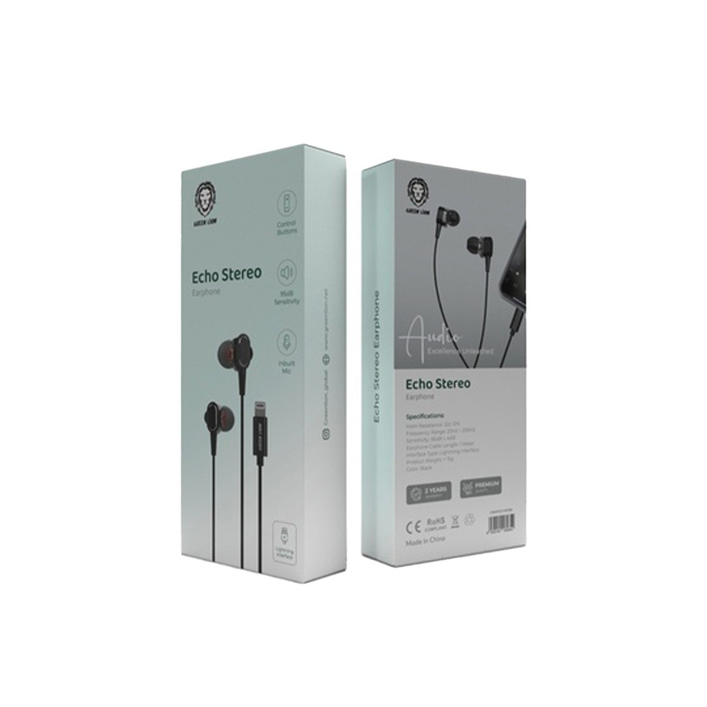 Green Lion Echo Stereo Earphones