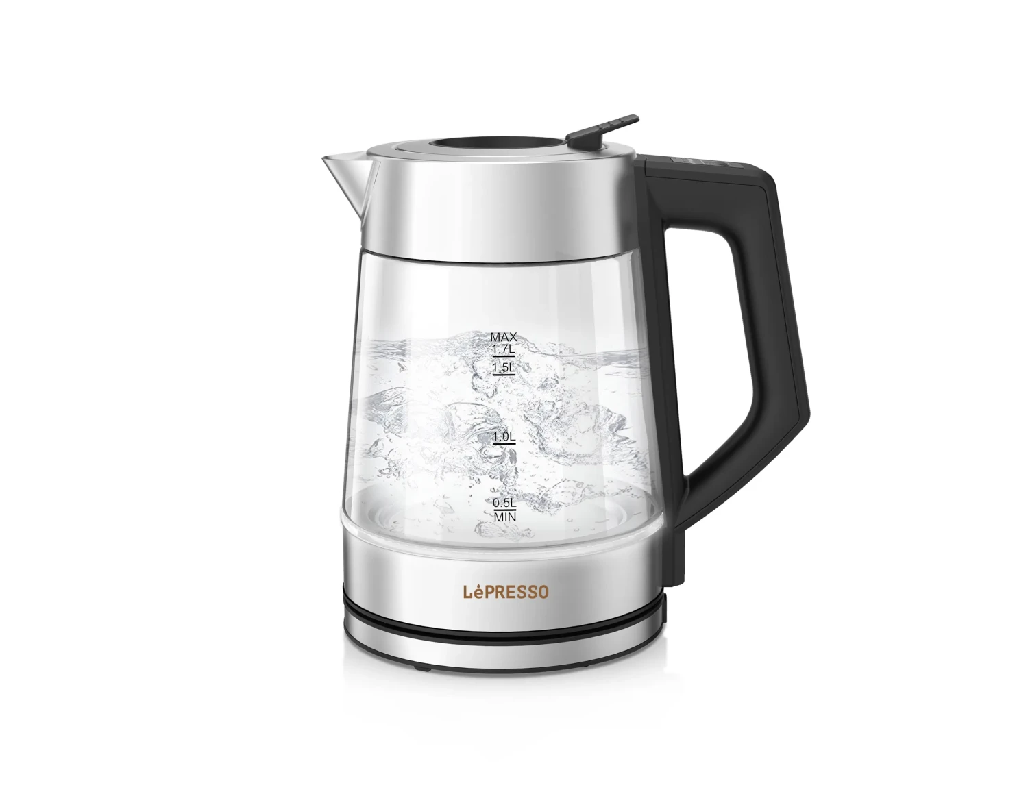 LePresso Multi-Temperature Illuminated Glass Kettle