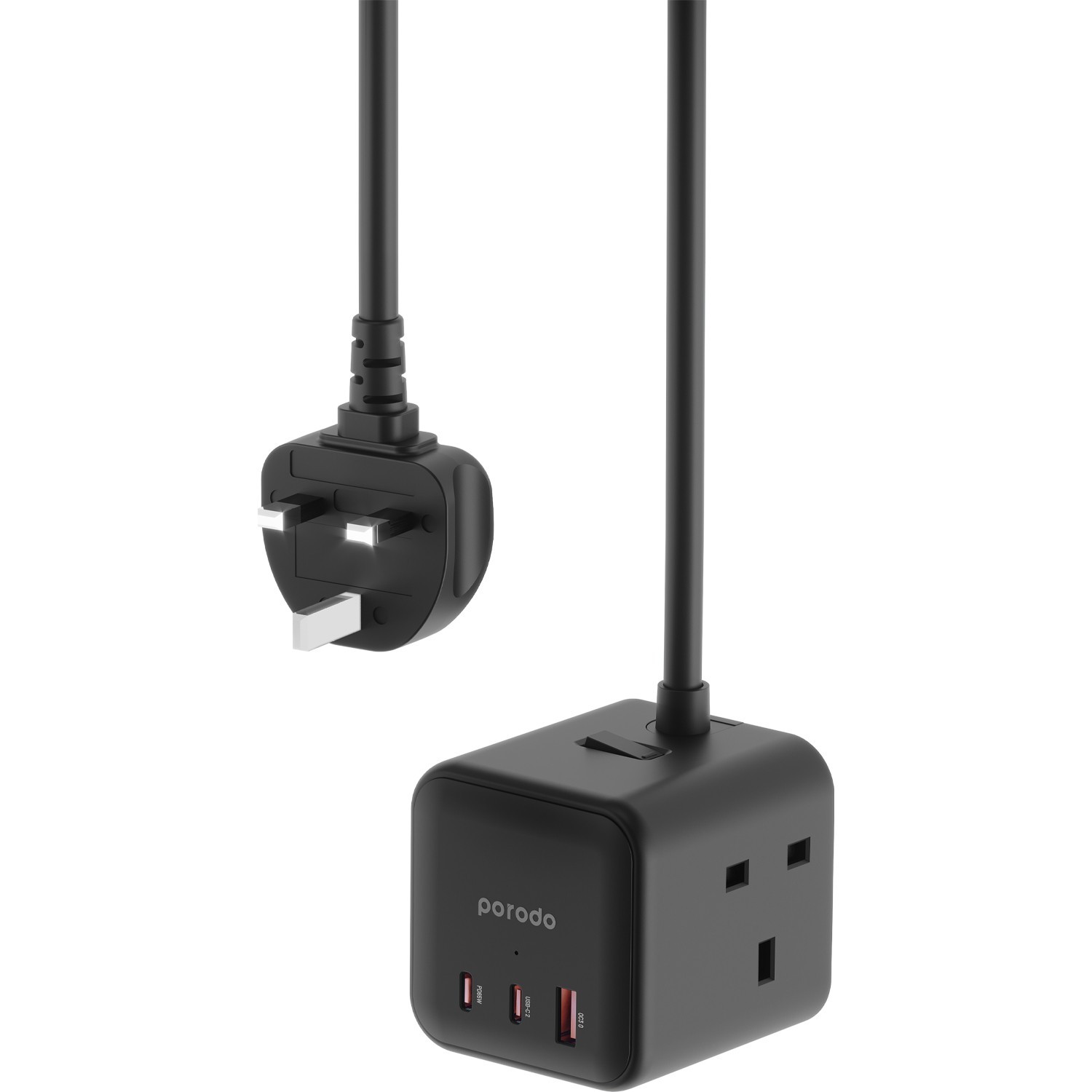 Porodo Multi-Port GaN Power Cube Charger