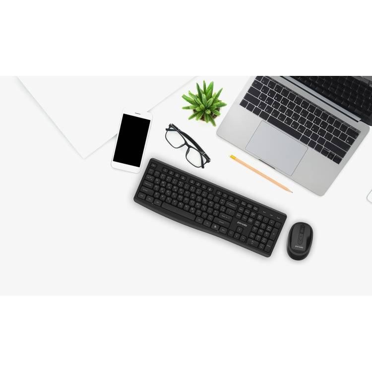 Porodo Dual Mode Wireless Keyboard Mouse Set