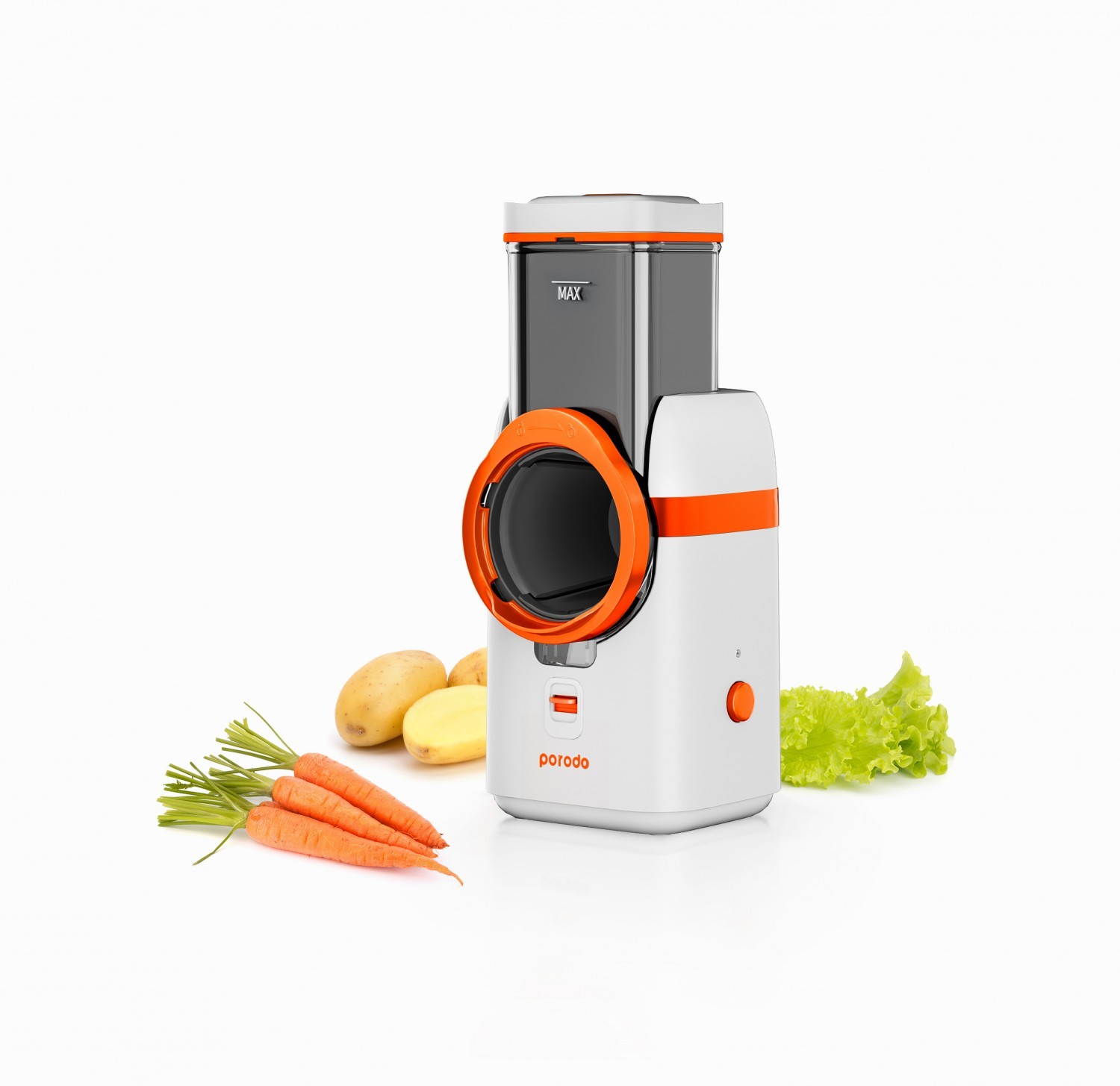 Porodo Lifestyle Eletcric Vegetable Slicer, Shredder, Grater