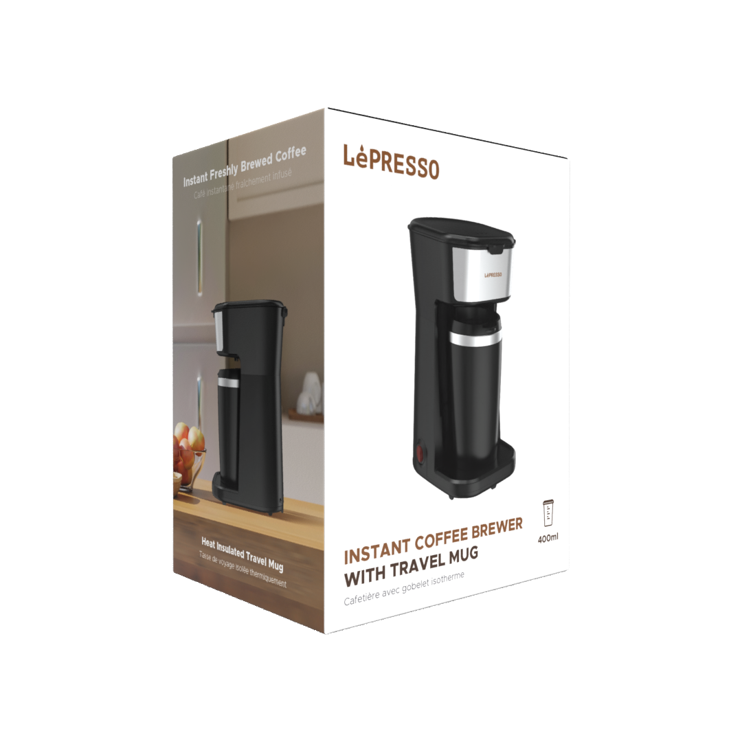 LePresso Instant Coffee Brewer With Travel Mug 400ML