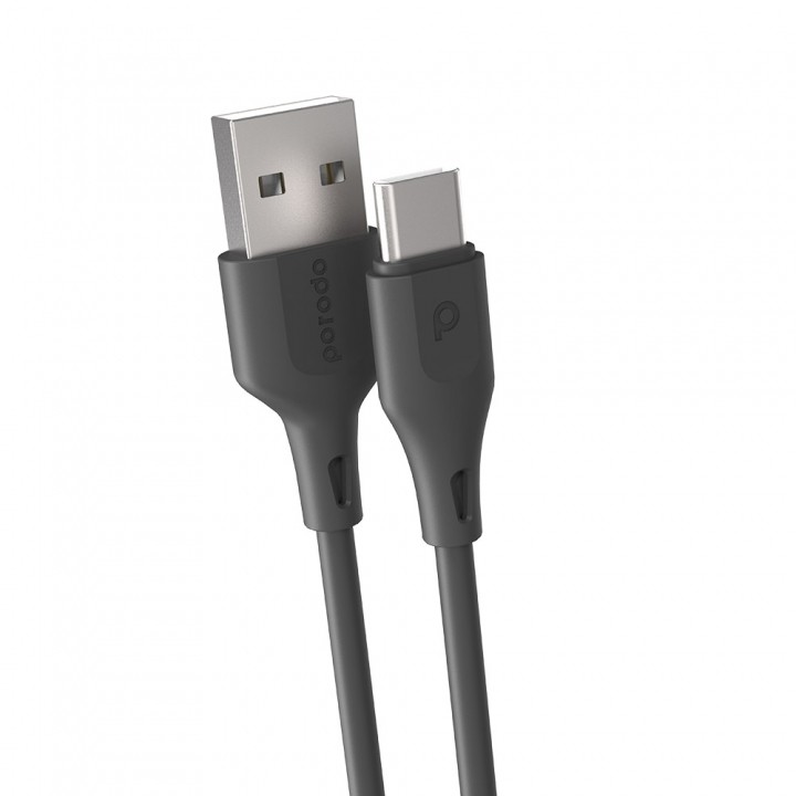 Porodo PVC Type-C Cable 3m 3A - Black