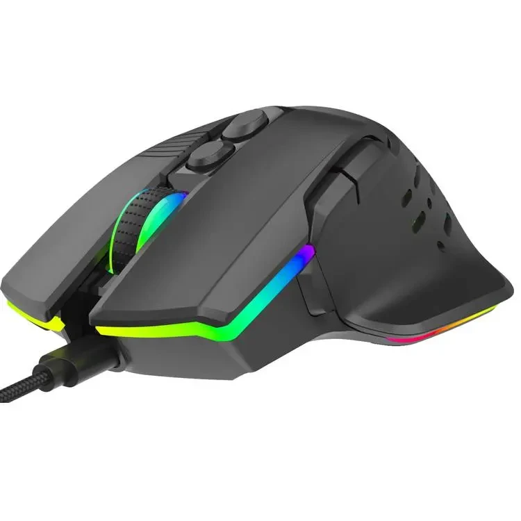 Porodo Gaming 12800 DPI Gaming Mouse 9 Programmable Keys