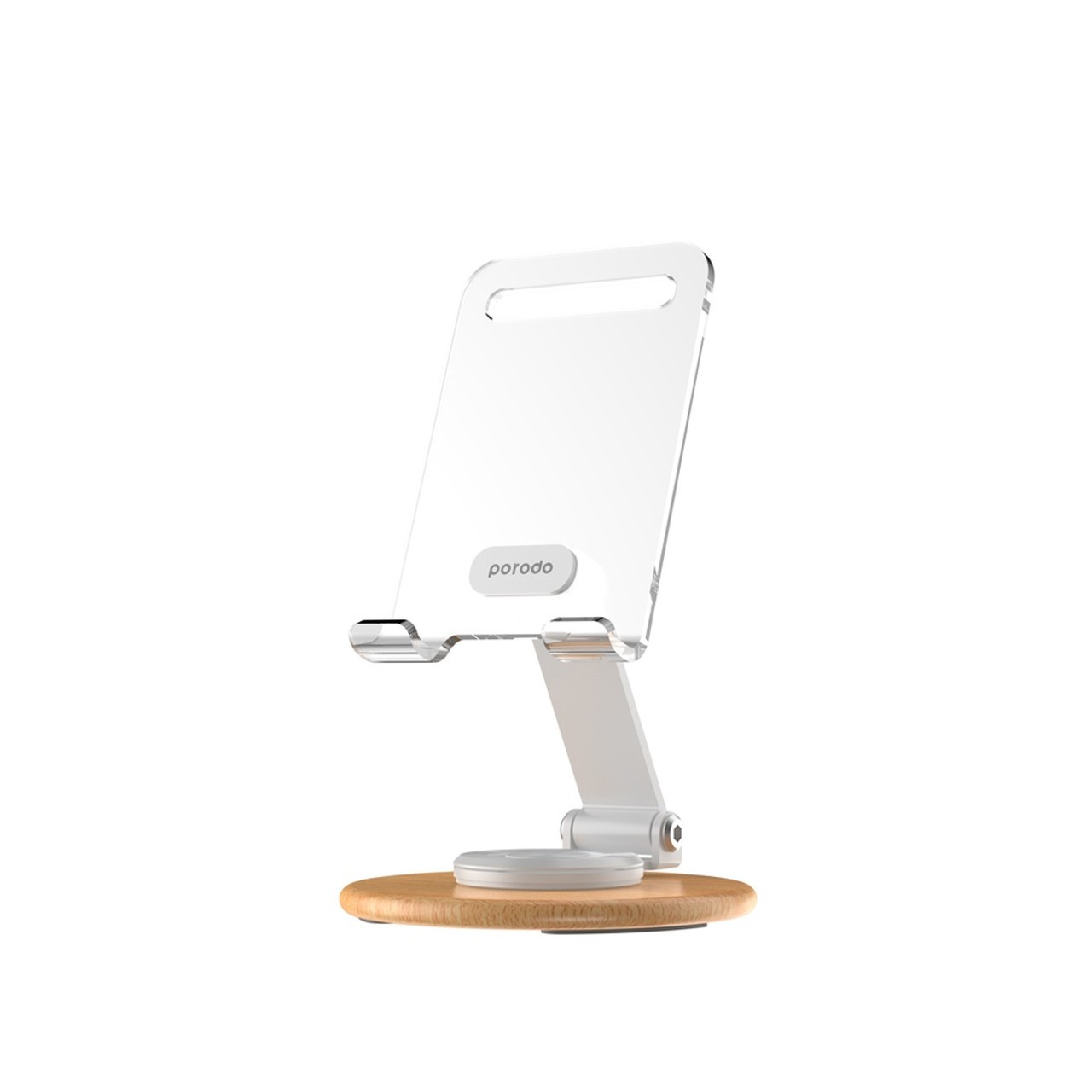 Porodo Rotating Transparent Mobile & Tablet Stand