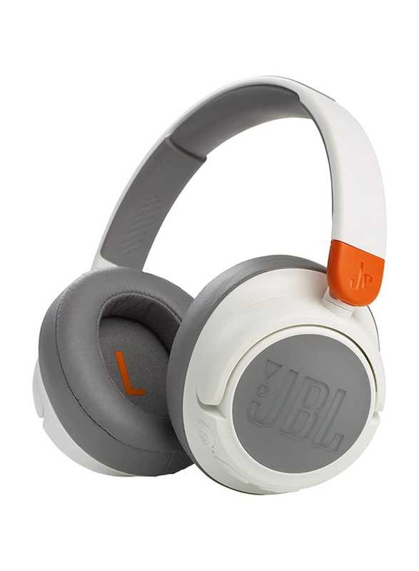 JBL JR460NC Wireless Over-Ear Noise Cancelling Kids Headphones, Built-In Mic, 20 Hour Battery, Designed for Kids, Detachable Audio Cable