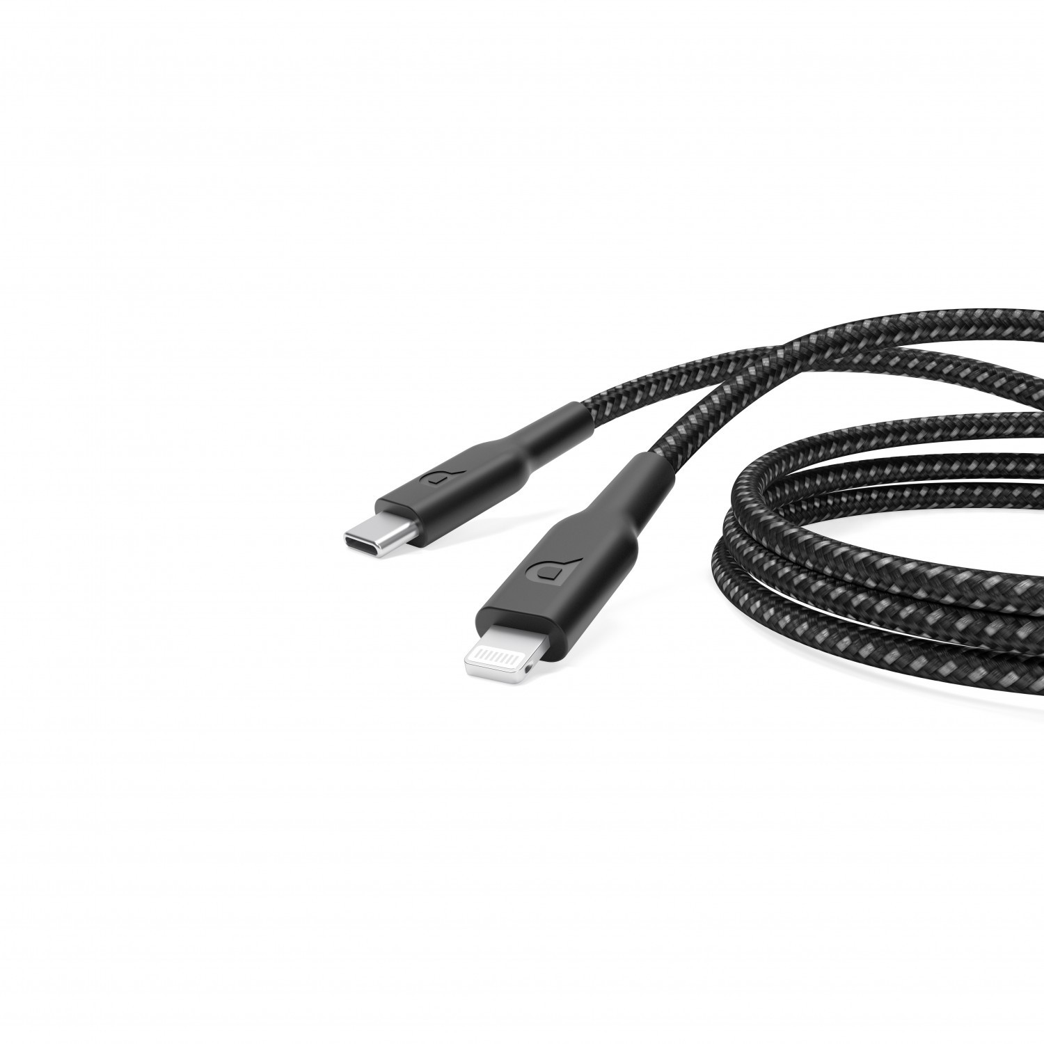  Powerology New Braided Type-C to Lightning Cable 2M PD 60W - Black