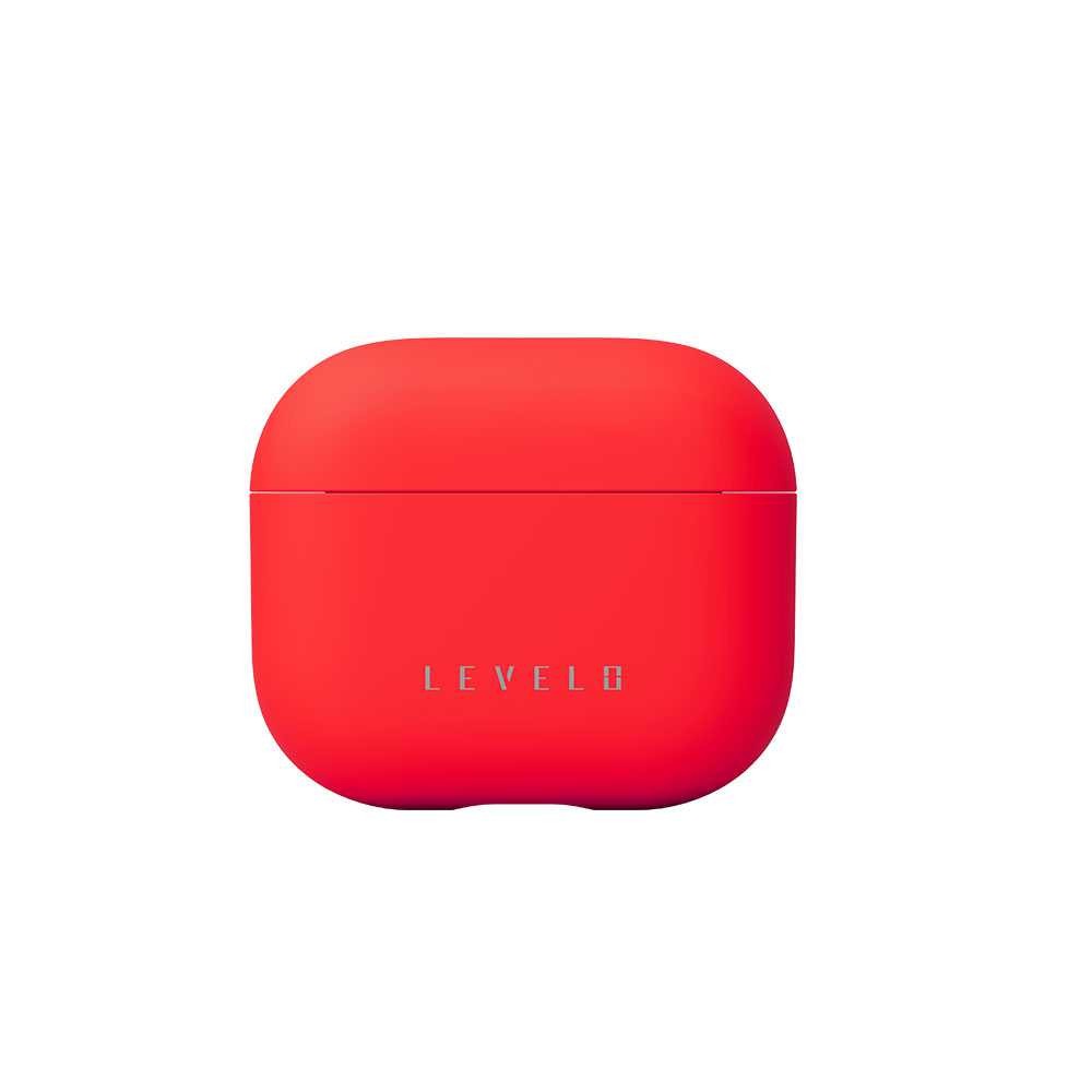 Levelo Gorra Silicone Airpods 3 Case - Red