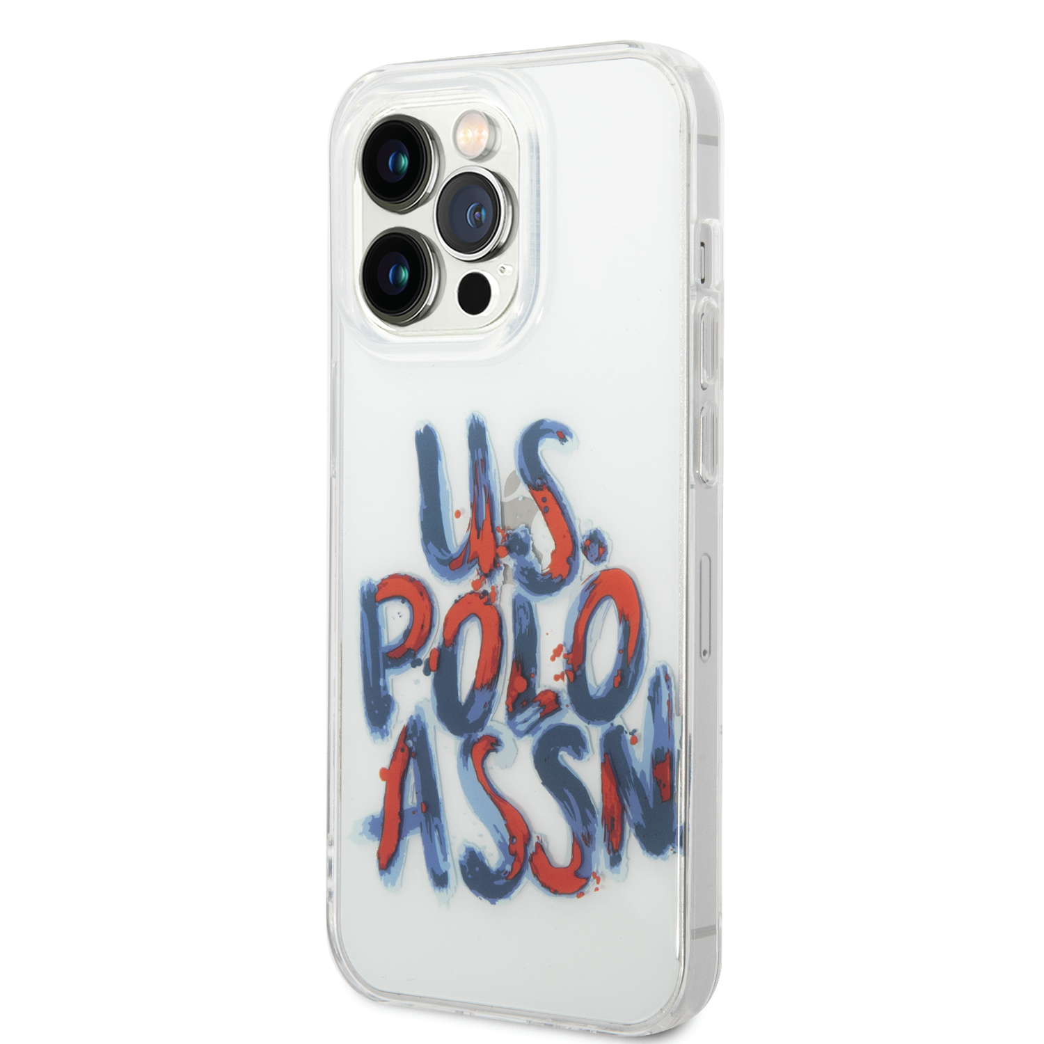 USPA PC/TPU Tranparent Case With Graffiti Logo For iPhone 14 Pro Max