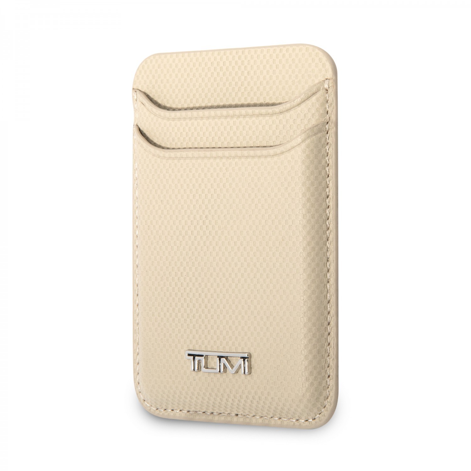 Tumi Magsafe Embossed Balistic Pattern Card Wallet - Khaki_x000D_