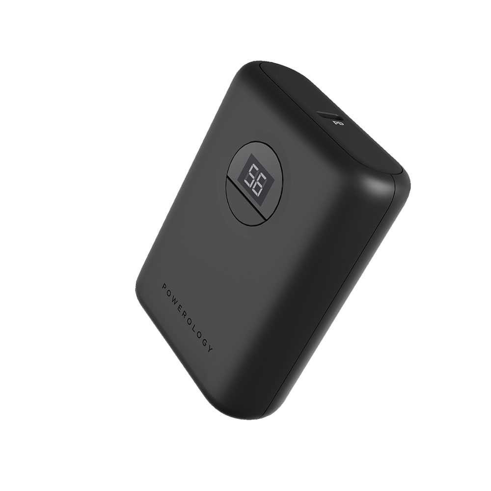 Powerology Ultra-Compact Power Bank 10000mAh PD 20W - Black