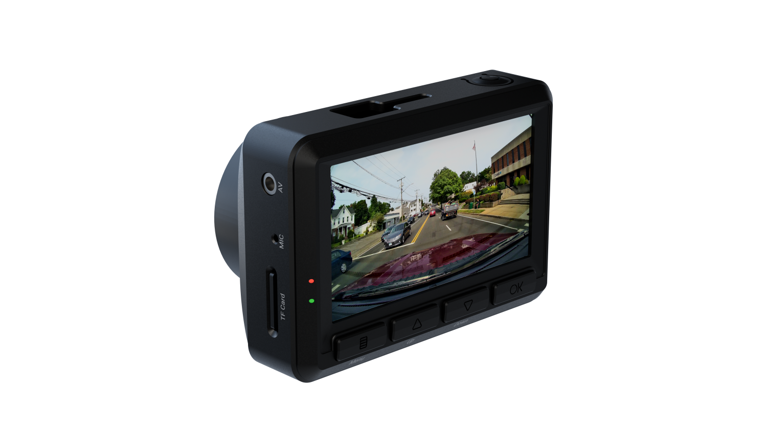 Powerology Dash Camera Full HD 1080P - Black