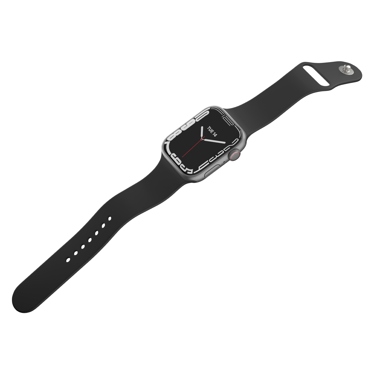 Porodo Smart Watch with Strap - Grey