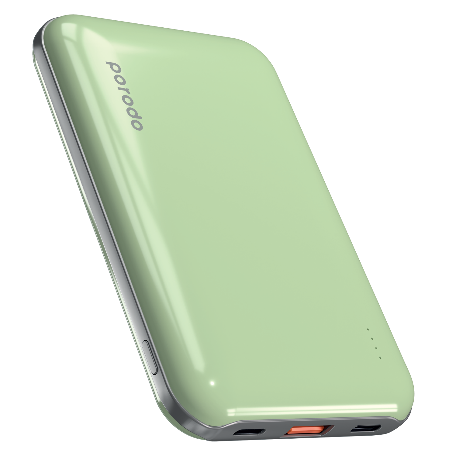 Porodo Power Bank 10000mAh PD 20W with Lightning Input - Green