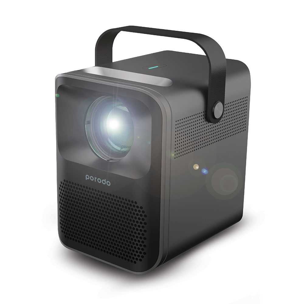 Porodo Lifestyle 1080P Projector with Android OS - Black