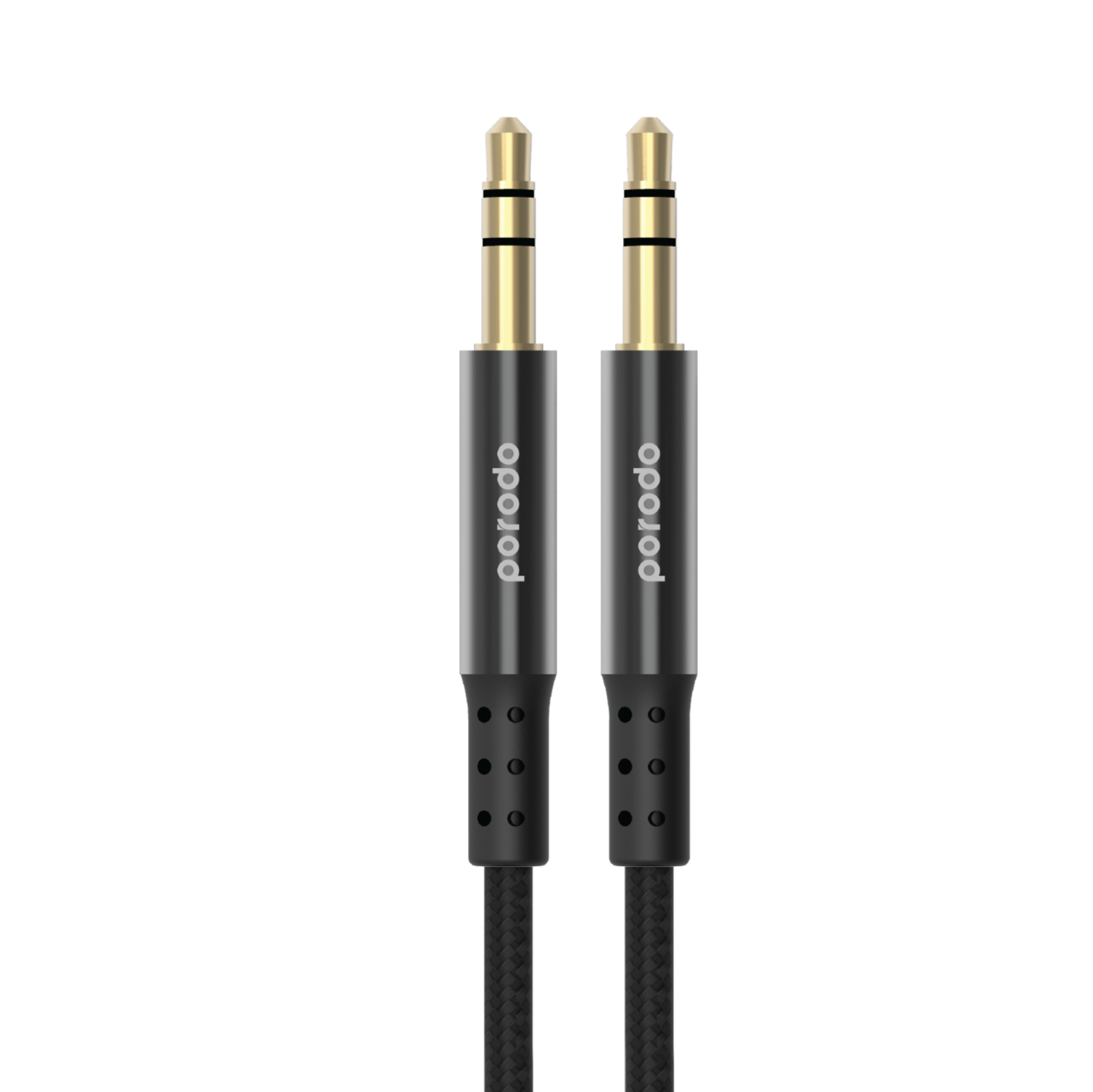 Porodo Metal Braided AUX Cable (1.2m)