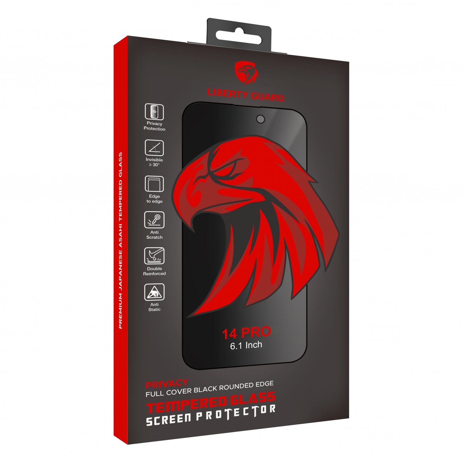 Liberty Guard 2.5D Full Cover Privacy DR iPhone 14 Pro 6.1`