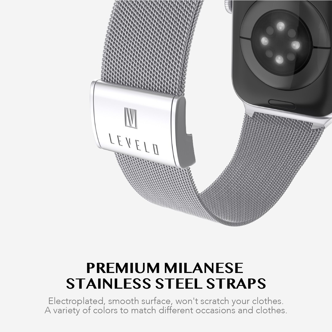 Levelo Double Milanese Watch Strap For Apple Watch 38 / 40 / 41mm