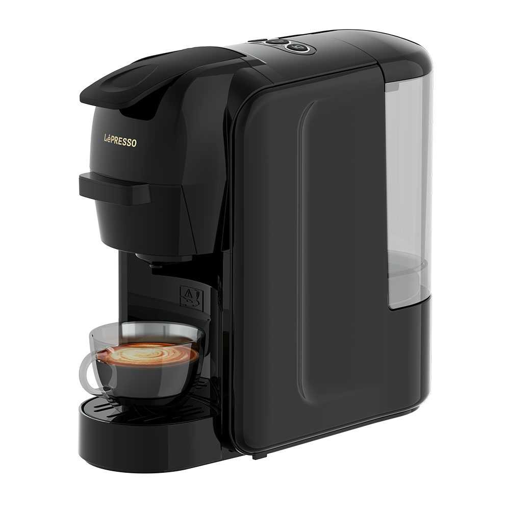 LePresso Lieto 3 in 1 Multi-Capsule Coffee Machine 0.6L 1450W - Black