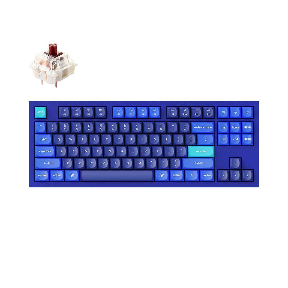 Keychron Q3 QMK Custom Hot-Swappable Gateron G-PRO Mechanical Keyboard With Brown Switch & R