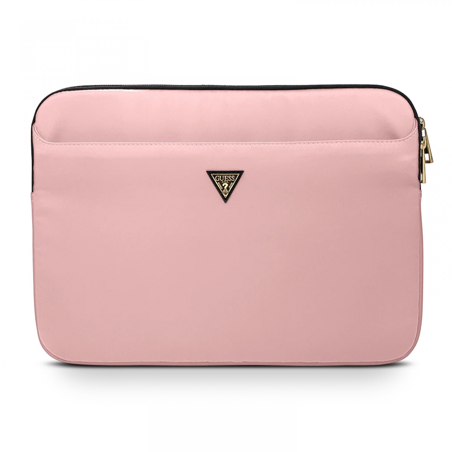 Guess Nylon Computer Sleeve with Metal Triangle Logo 13" - Light Pink