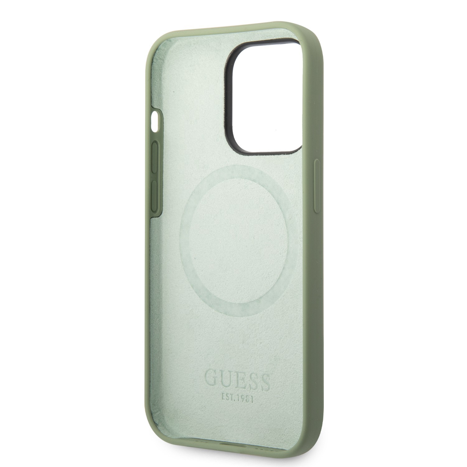 Guess Magsafe Liquid Silicone Logo Hard Case for iPhone 14 Pro (6.1")