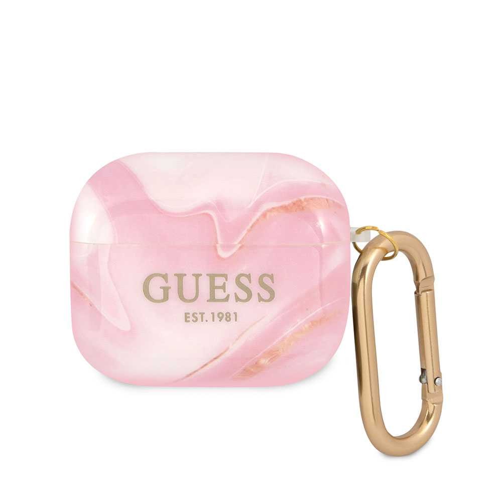 Guess TPU Shinny New Marble Case for Airpods 3