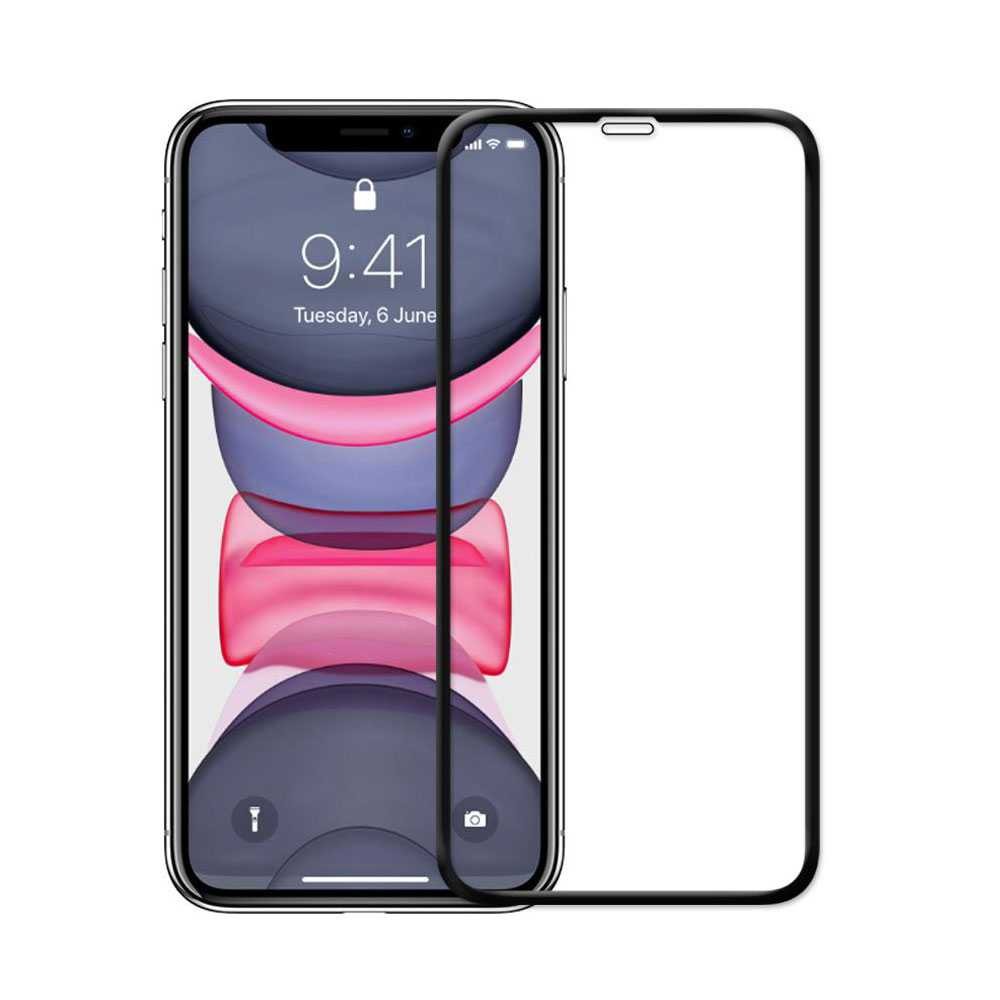 Green 3D Curved Tempered Glass for iPhone 11 Pro Max