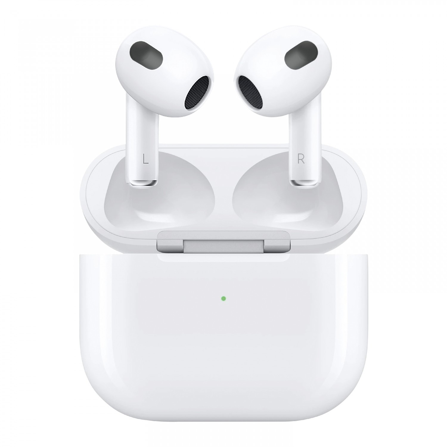 Green True Wireless Green Buds 3 with Built-In Microphone & Charging Base - White