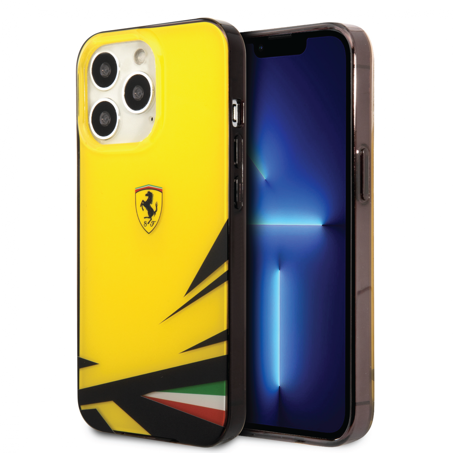 Ferrari PC/TPU Case With Double Layer Print For iPhone 14 Pro