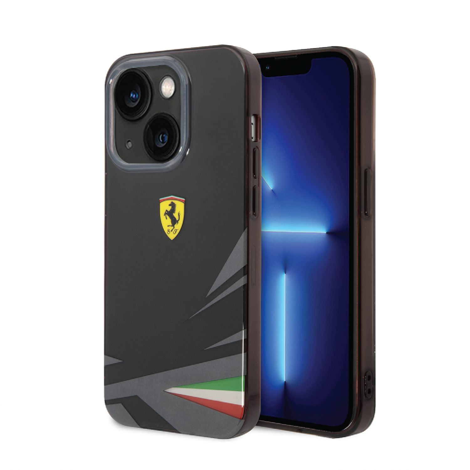 Ferrari PC/TPU Case With Double Layer Print For iPhone 14 Plus