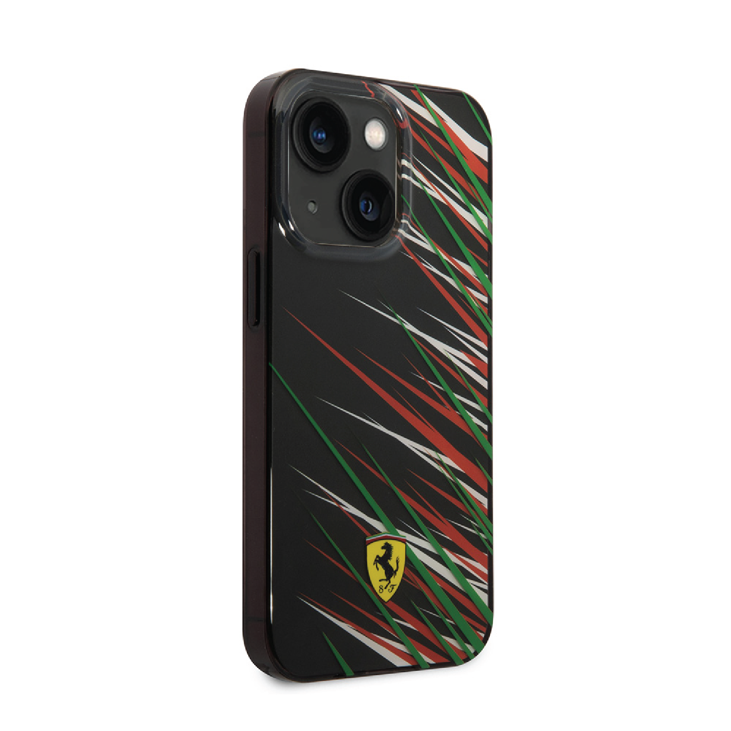 Ferrari PC/TPU Case With Double Layer Grass Print For iPhone 14