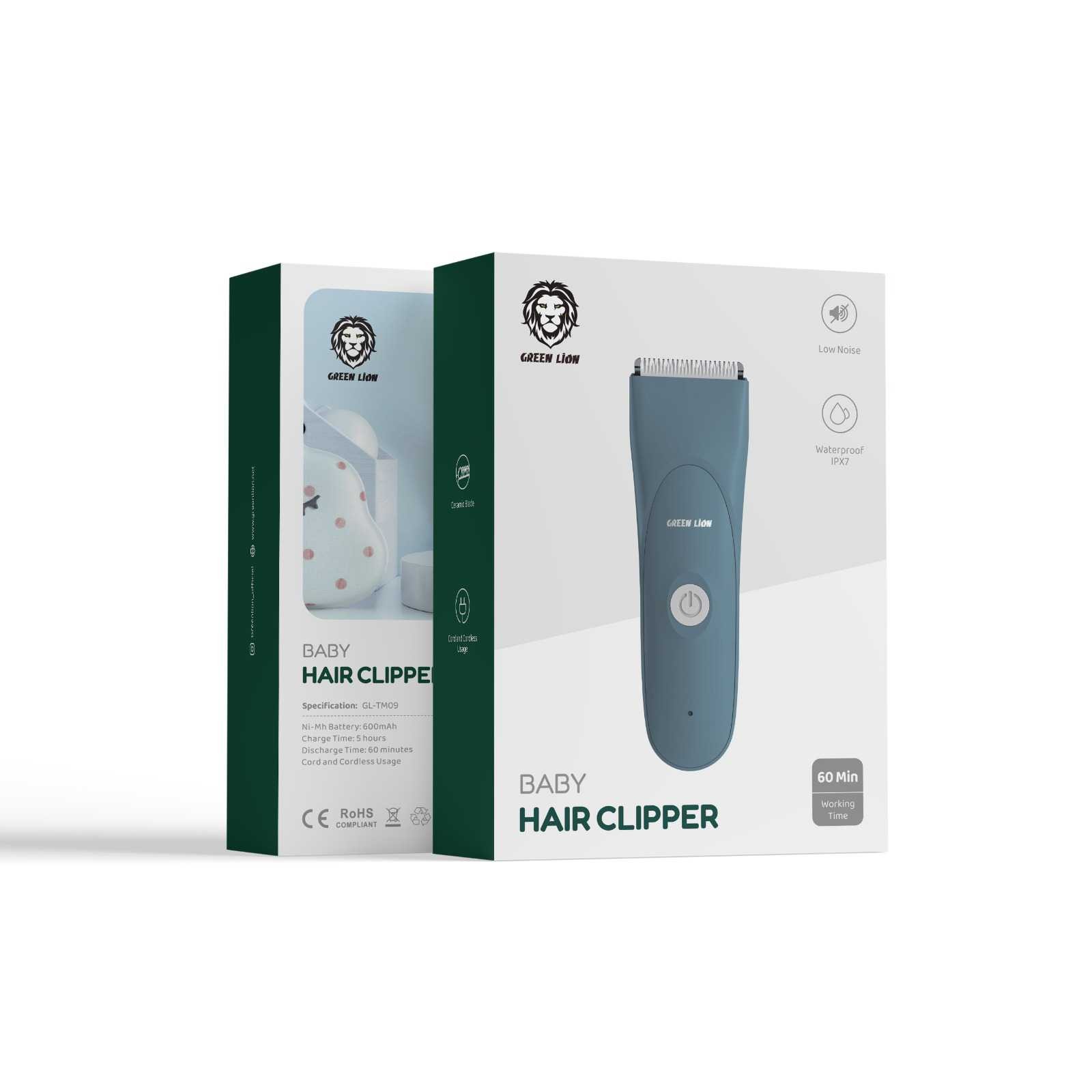 Green Lion Baby Hair Clipper 600mAh- Green