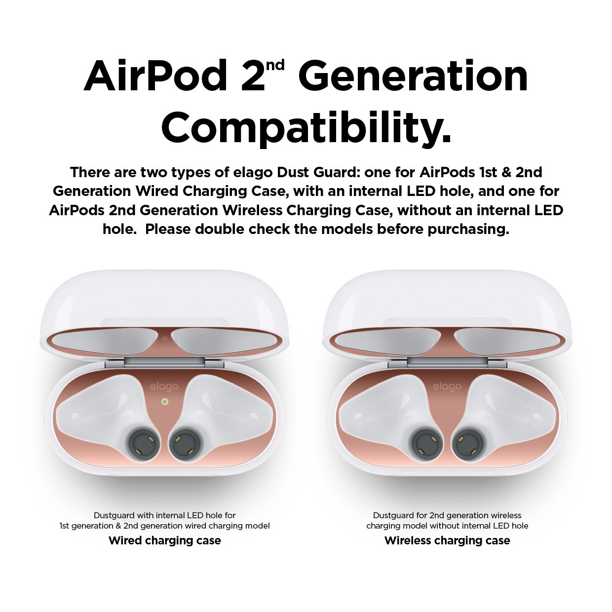 Elago Dust Guard for Apple Airpods (2 Sets)