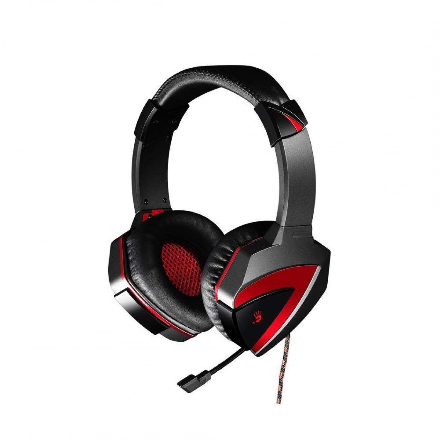 Bloody Radar 360 Gaming Headphone, Gaming Tone Controller (Smart Gaming / 2.0 Music / 7.1 Surround Sound), Light Weight Design - Black / Red