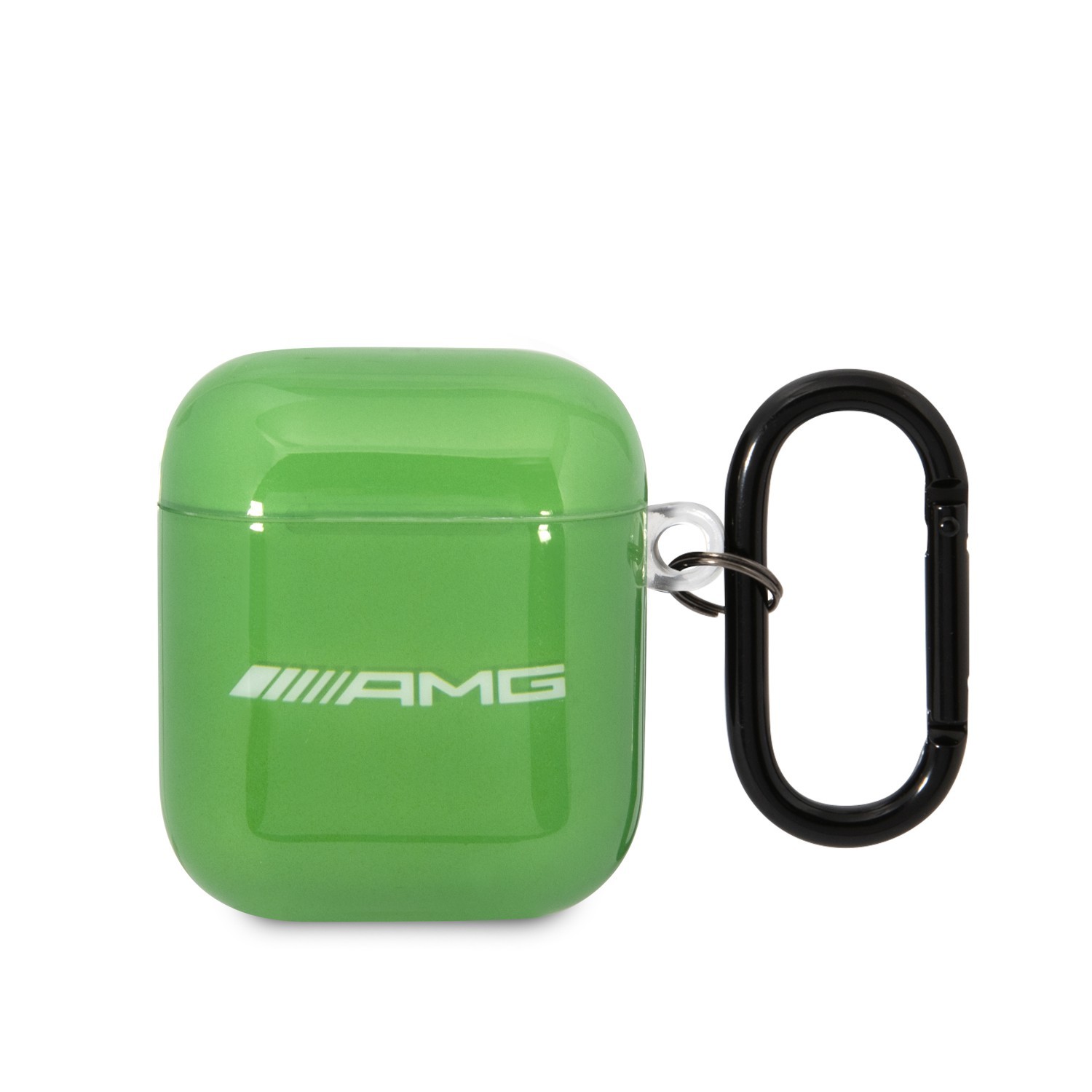 AMG Transparent Case White Logo for Airpods 1/2