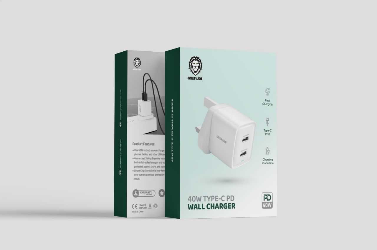 Green Lion 40W Type-C PD Wall Charger